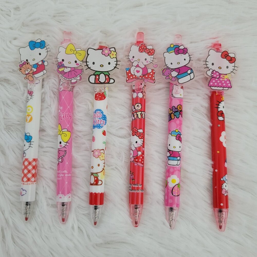 Hello Kitty Set of 6 Pens
